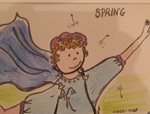 hand painted watercolour cards 